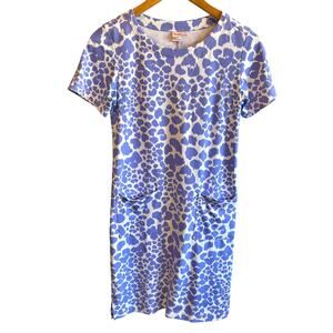 Persifor Carter Dress in Panthera Light Blue - size XS